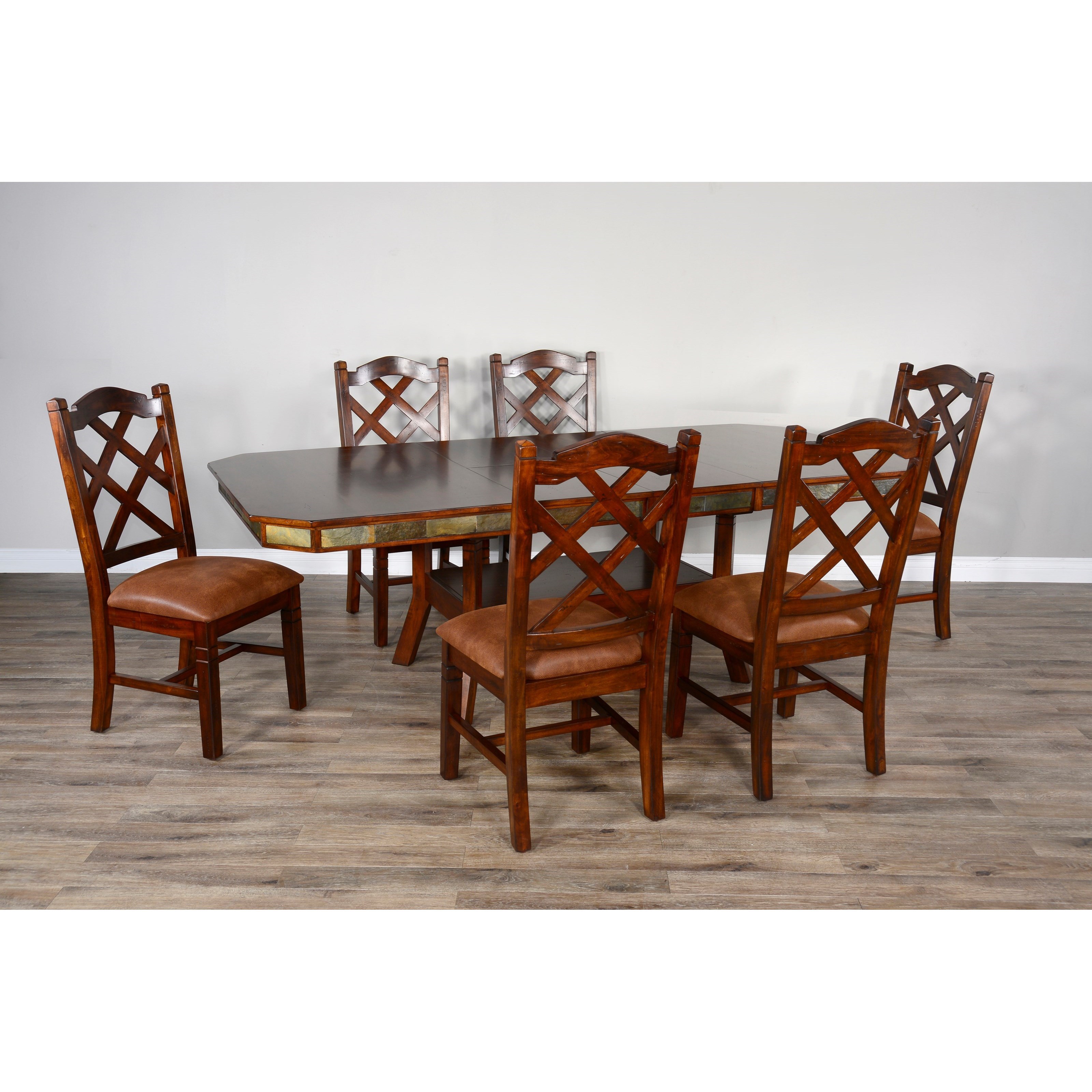 Sunny Designs Santa Fe 2 1151DC2 Adjustable Height Dining Table